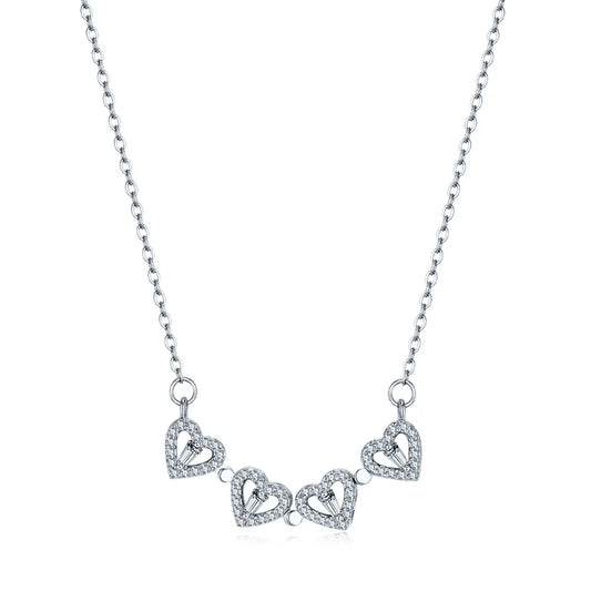 Heart Clover Necklace