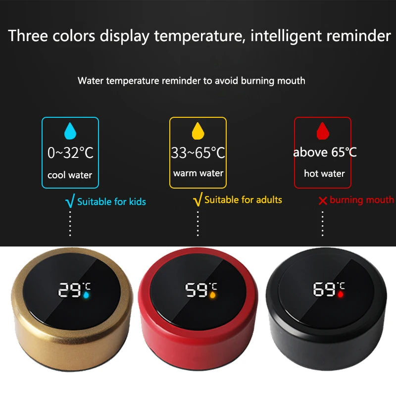 Stainless Steel Smart Digital Water Bottle