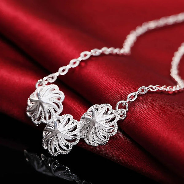 Radiant Floral Silver Set