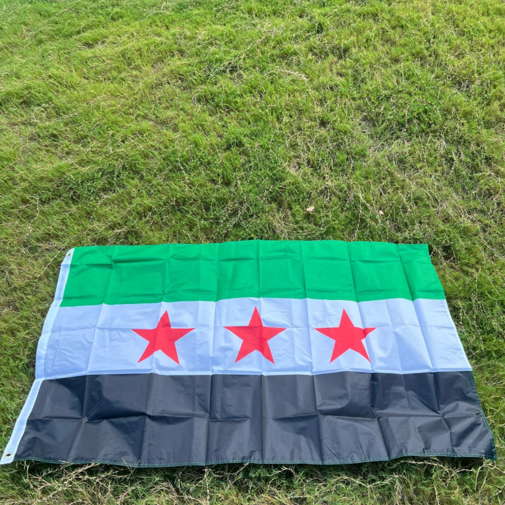 Syria Polyester Flag Decor