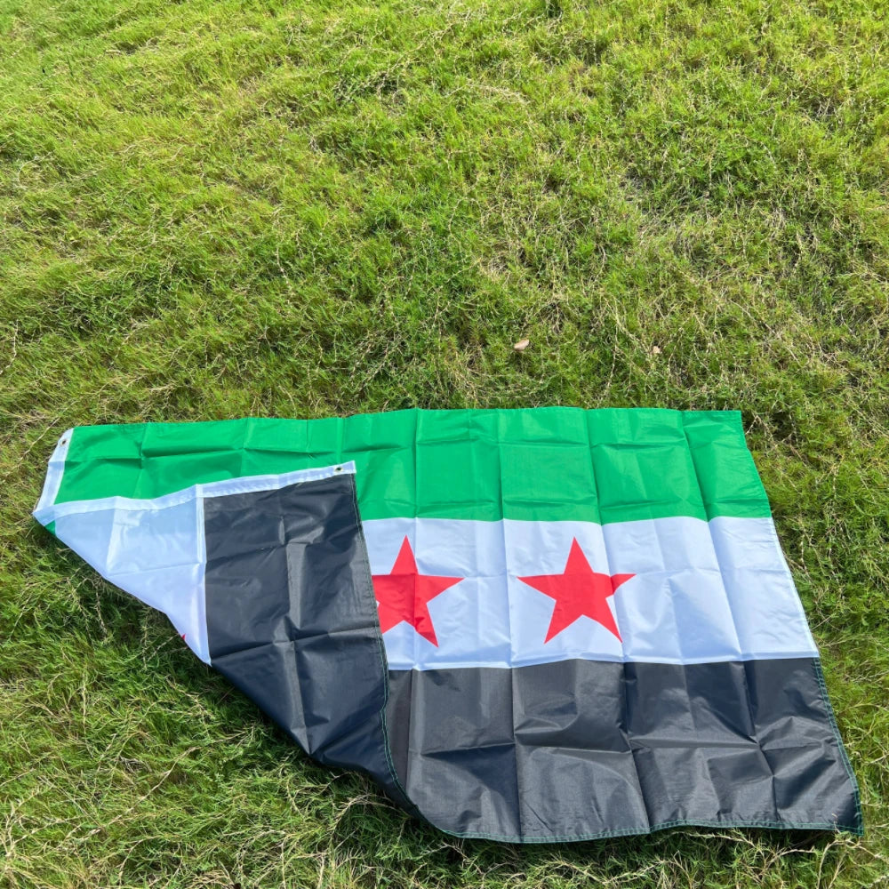 Syria Polyester Flag Decor