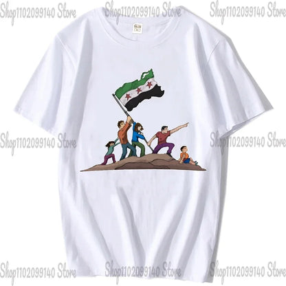 Free Syria O-Neck Tee