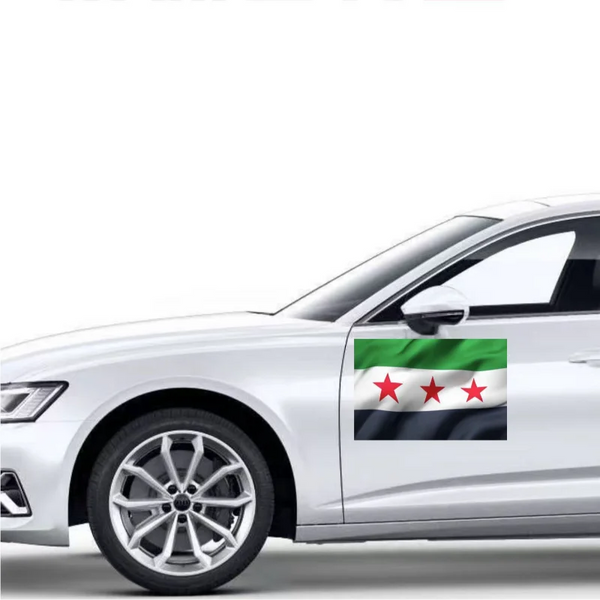 Celebrate Syria Flag Stickers