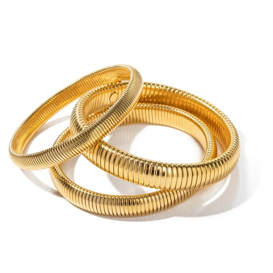 Gleaming Gold Flex Cuff Bracelet