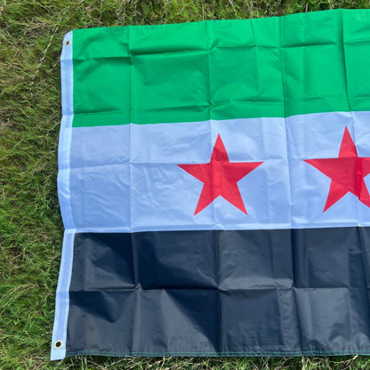 Syria Polyester Flag Decor