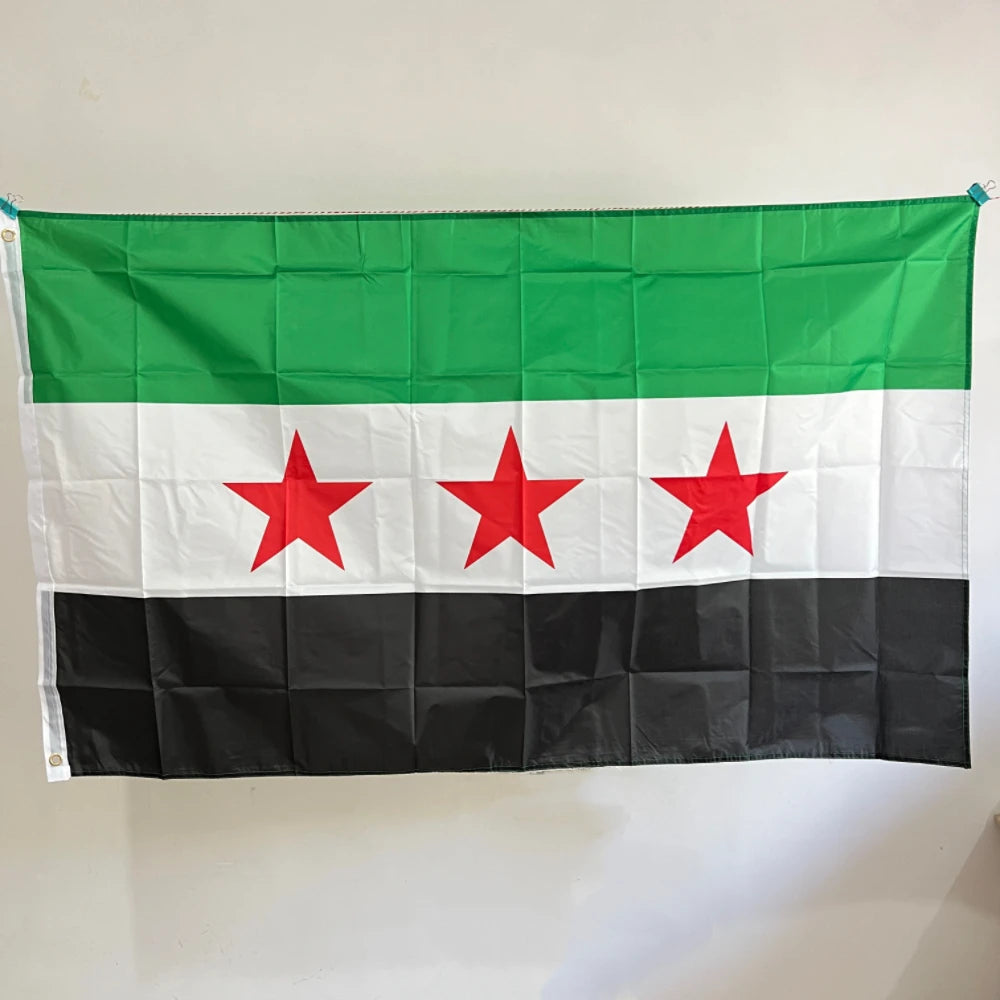 Syria Polyester Flag Decor